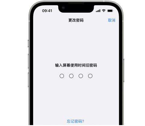 运河iPhone屏幕维修分享iPhone屏幕使用时间密码忘记了怎么办 