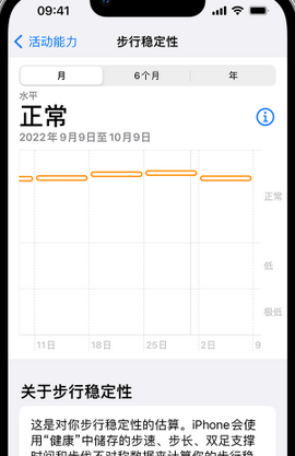 运河iPhone手机维修如何在iPhone开启'步行稳定性通知'