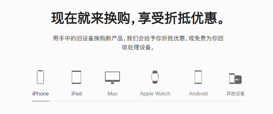 运河苹果手机维修分享iPhone以旧换新的去处 