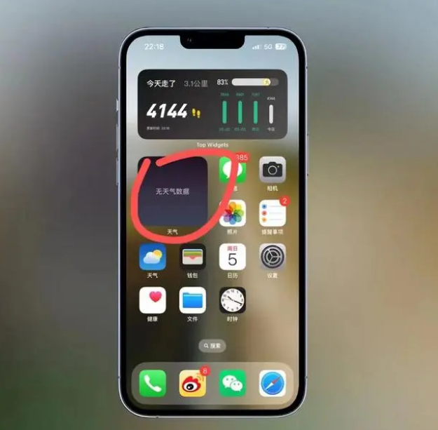 运河苹果手机维修分享:iOS16主屏幕天气小组件无法正常工作怎么办？ 