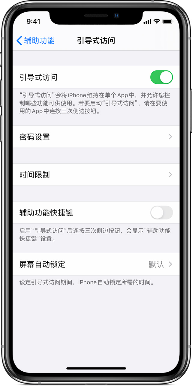 运河苹果手机维修分享如何在 iPhone 上退出引导式访问 