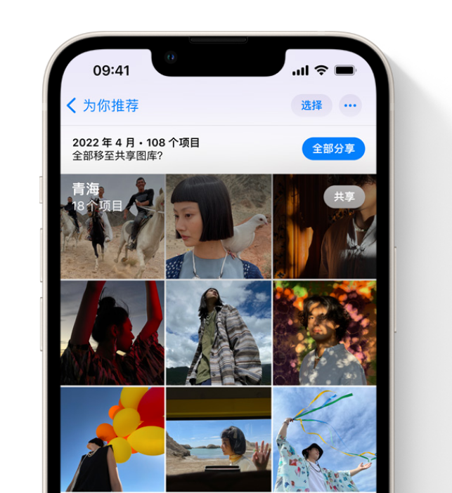 运河苹果维修网点分享在 iPhone 上使用共享图库 