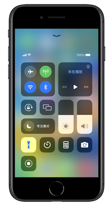 运河苹果14维修分享苹果iPhone 14 Pro手电筒开启方法 