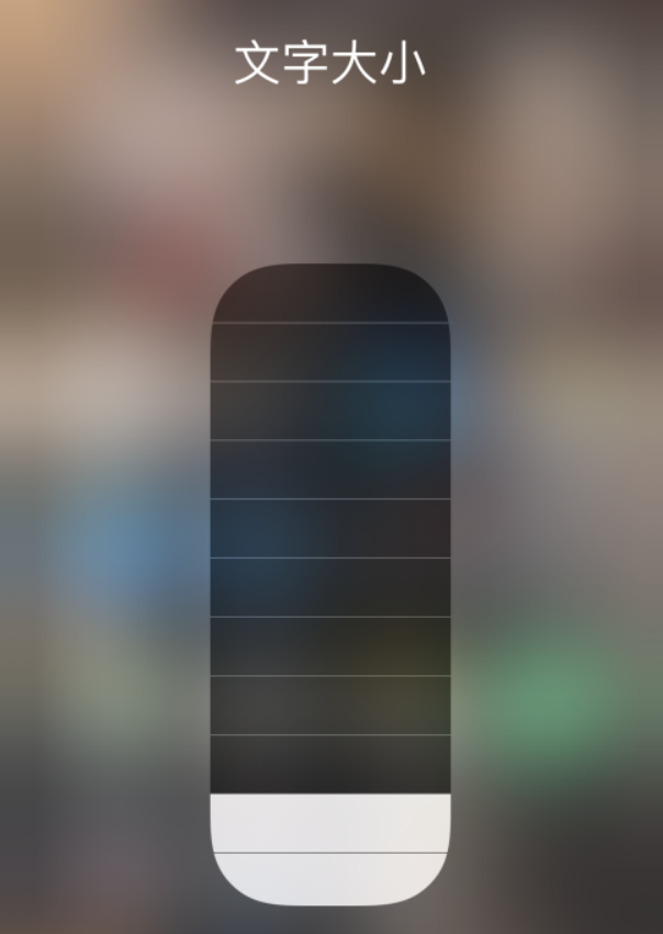 运河苹果手机维修分享小技巧：在 iPhone 控制中心快速调节字体大小 
